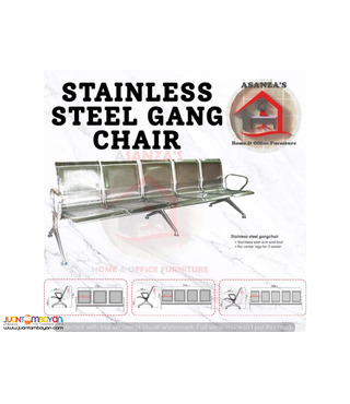 STAINLESS STEEL GANG CHAIR