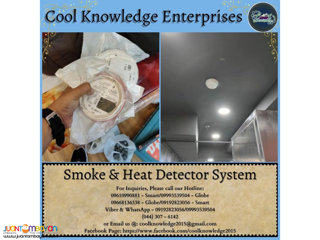 Smoke And Heat Detector Supply and installation [Bulacan]