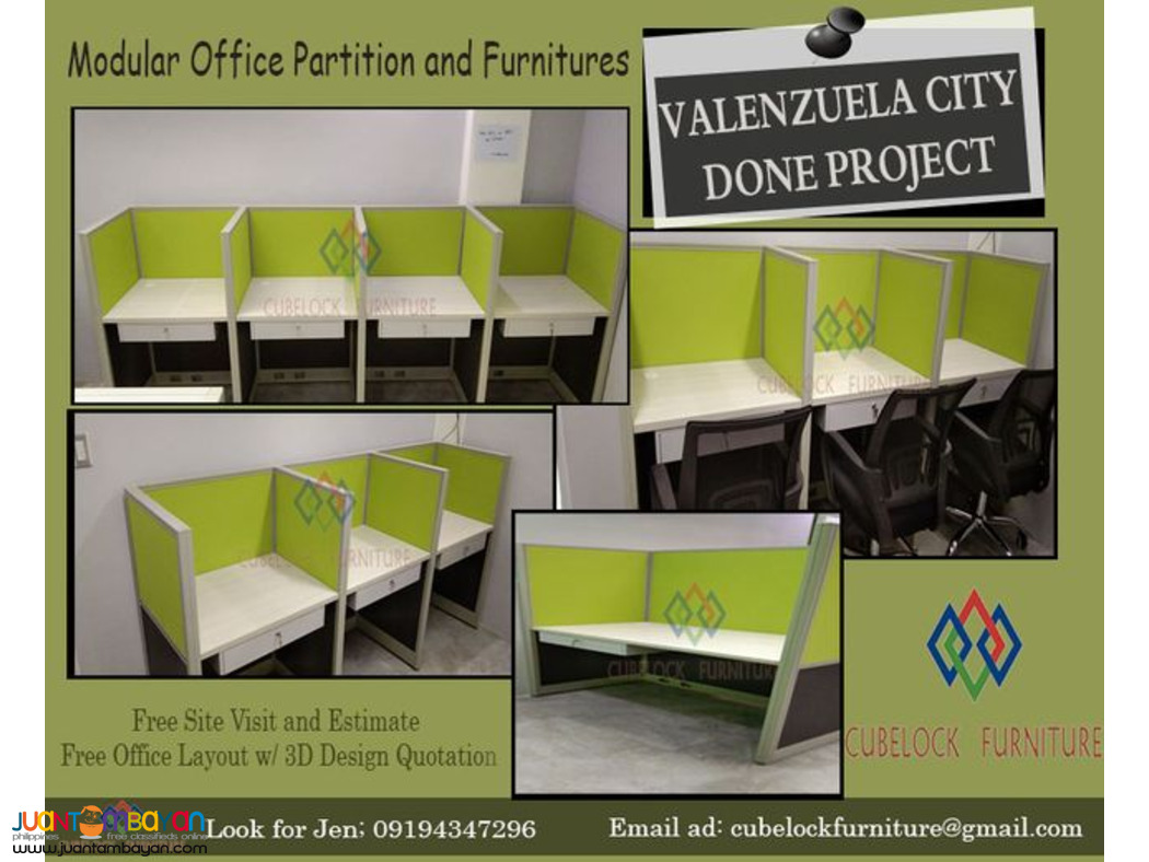 Customized Office Modular Workstation and Tables