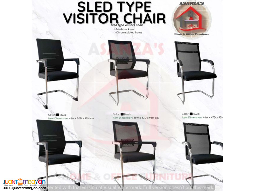 SLED TYPE VISITOR CHAIR
