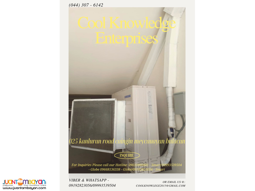 chilled water system (installation)