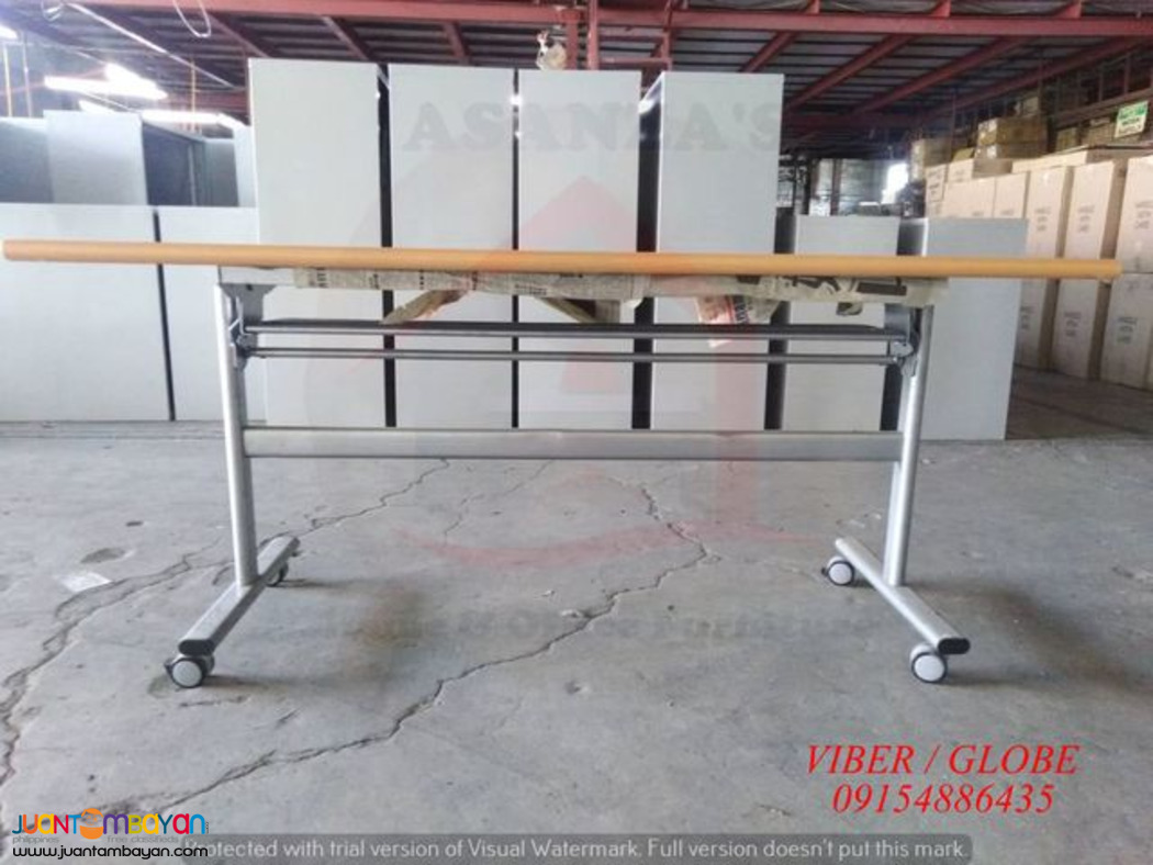 FOLDING TRINING TABLE WITH WHEELS (FACTORY PRICE)