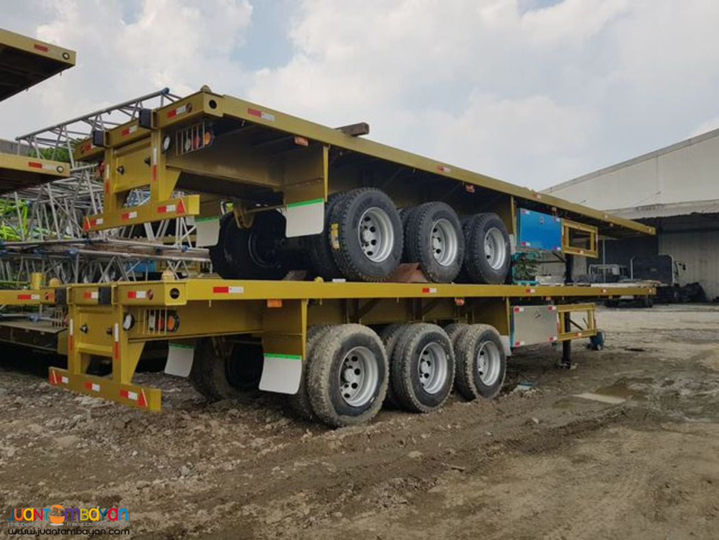 FLAT BED TRAILER 45 TONS 42 FT. 