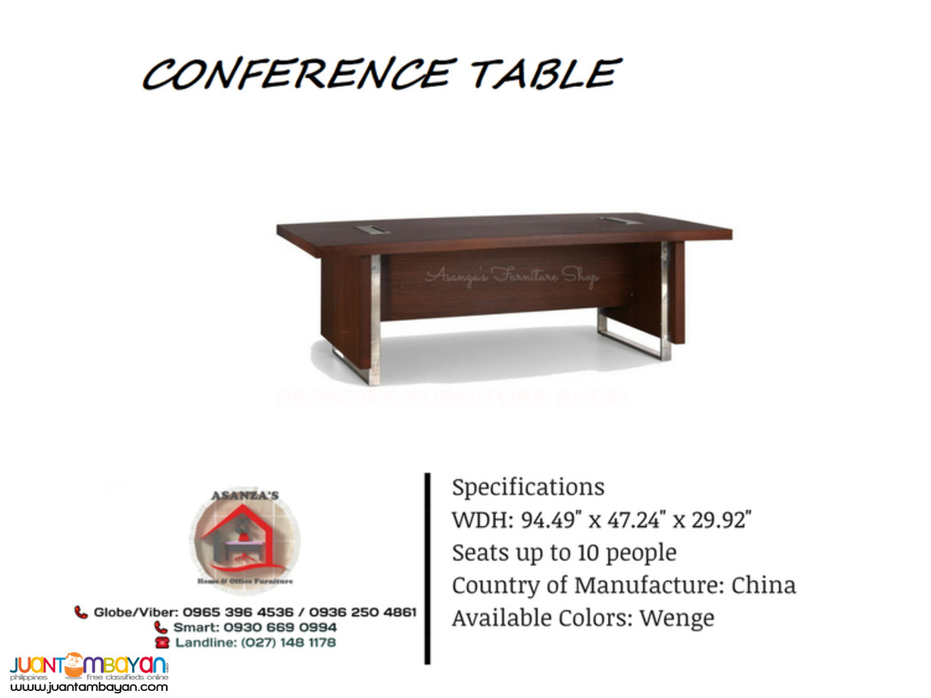 CONFERENCE TABLE * DIRECT FACTORY PRICE