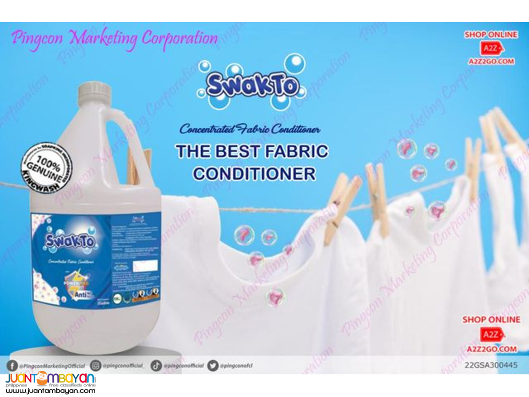 Swakto Concentrated Fabric Conditioner | 1 Gallon