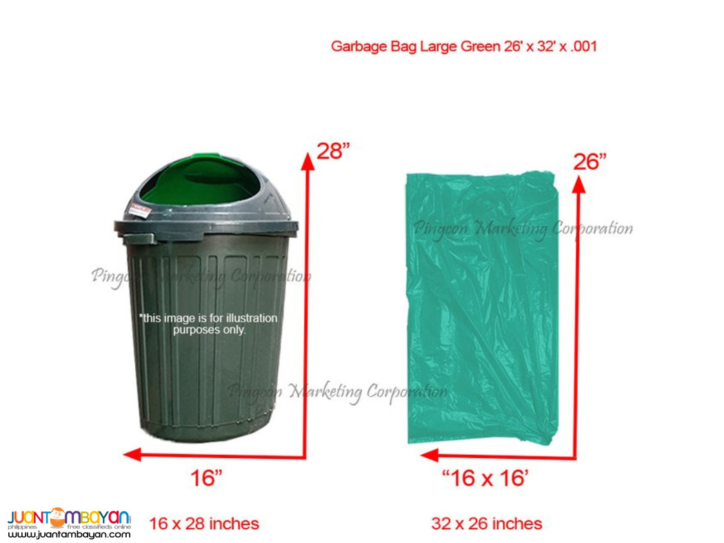 Good Quality Green Garbage Bag 