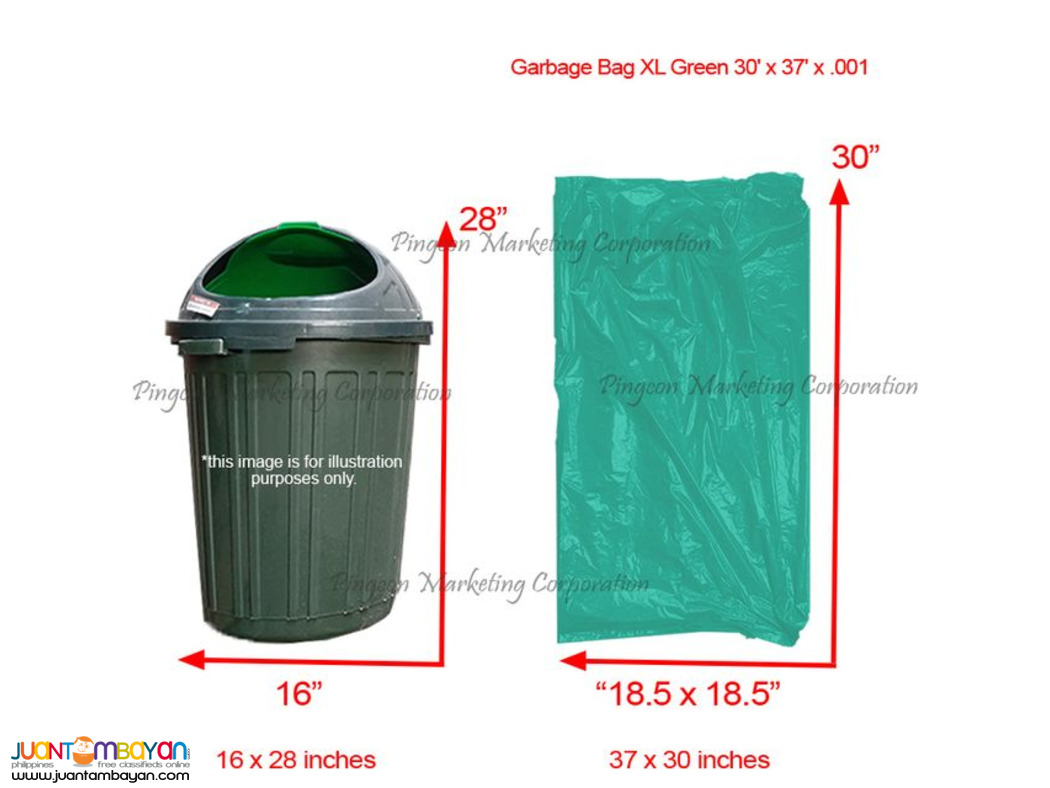 Good Quality Green Garbage Bag 