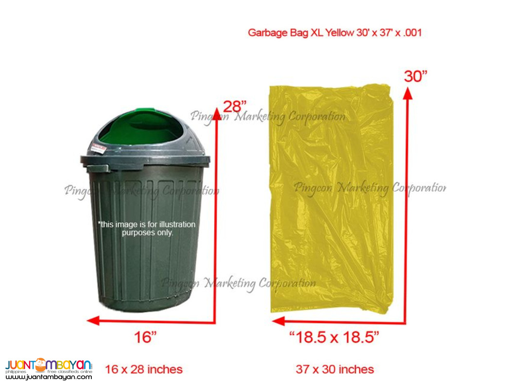 Good Quality Yellow Garbage Bag