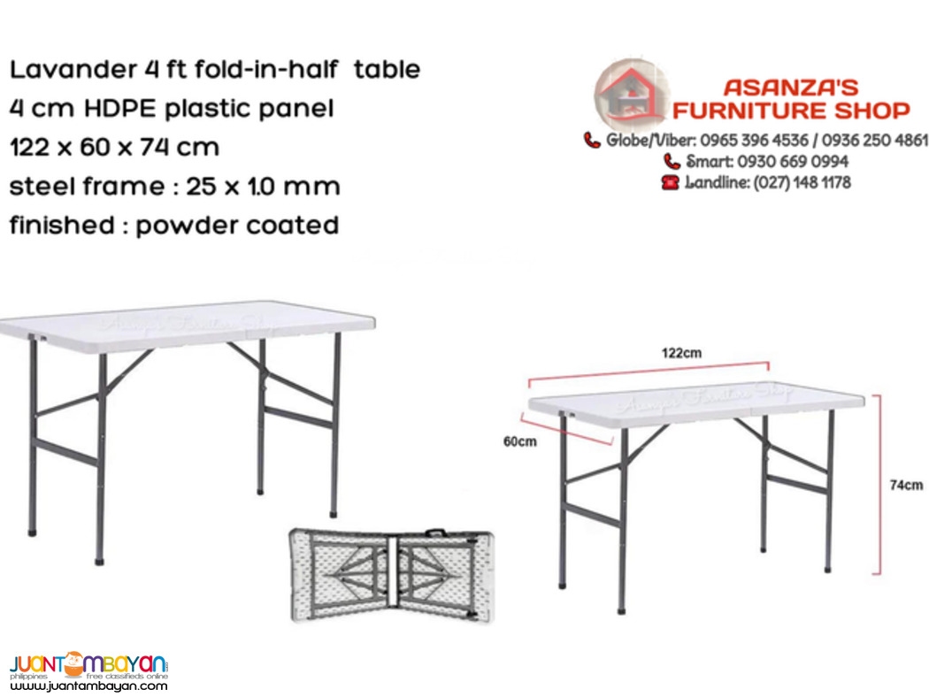 FOLDING TABLE AND CHAIRS | DIRECT FACTORY PRICE