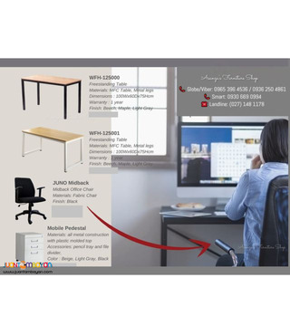 Office Table-Chair-Mobile Pedestal-Partition (Direct Factory Price)