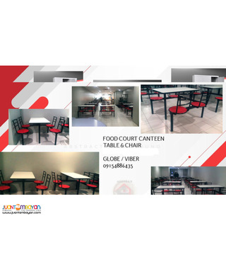 FOOD COURT CANTEEN TABLE AND CHAIR (FACTORY PRICE) 