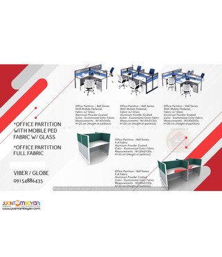 OFFICE PARTITION WITH MOBILE PED  ( FACTORY PRICE )