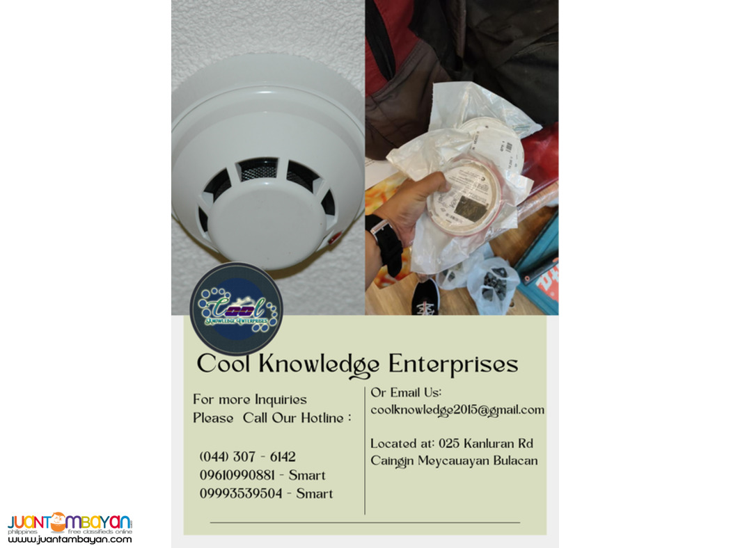 Smoke detector and Heat Detector Installation Bulacan