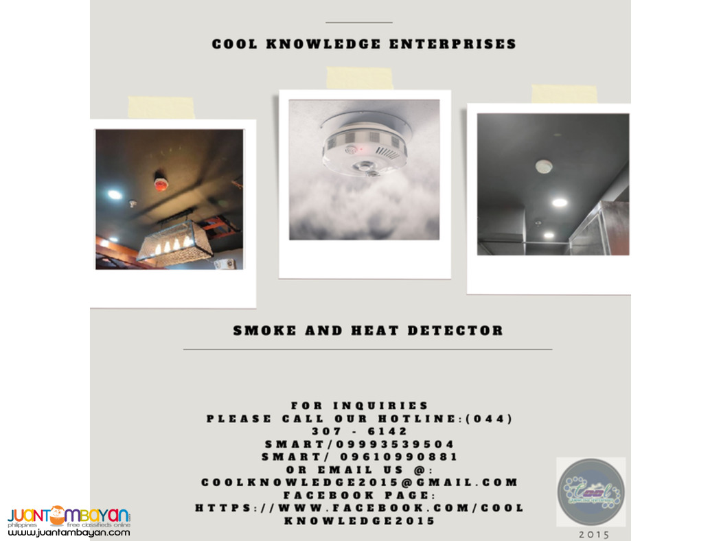 smoke and heat detector system