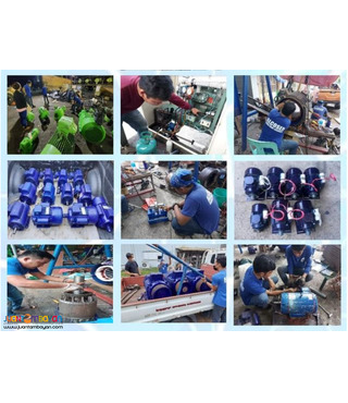 We rewind all kinds of motors and repair all kinds of pumps