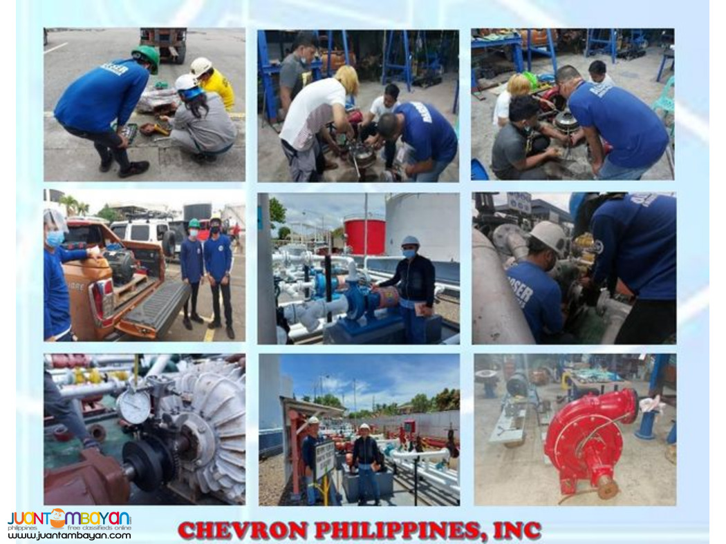 We rewind all kinds of motors and repair all kinds of pumps