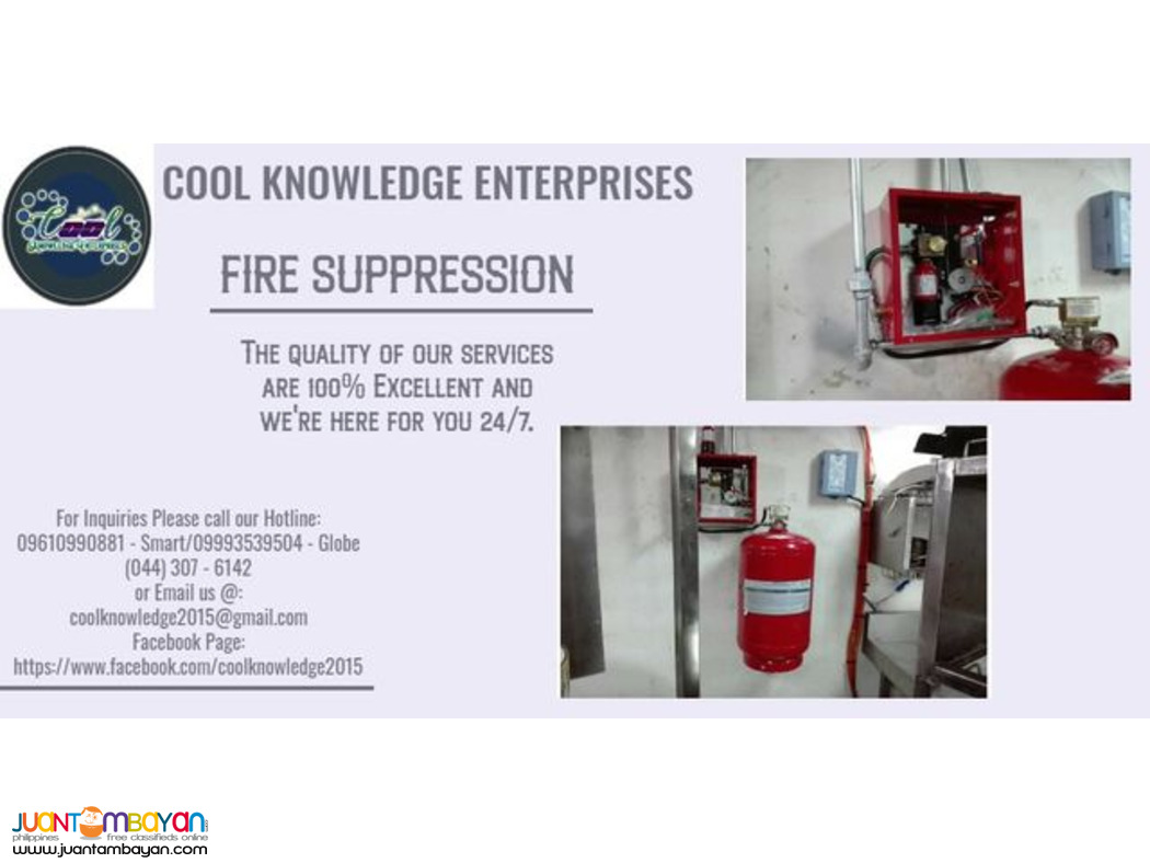 FIRE SUPPRESSION SYSTEM,SUPPLY AND INSTALLATION
