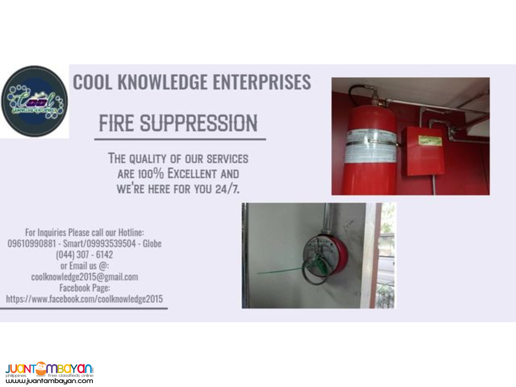 FIRE SUPPRESSION SYSTEM,SUPPLY AND INSTALLATION