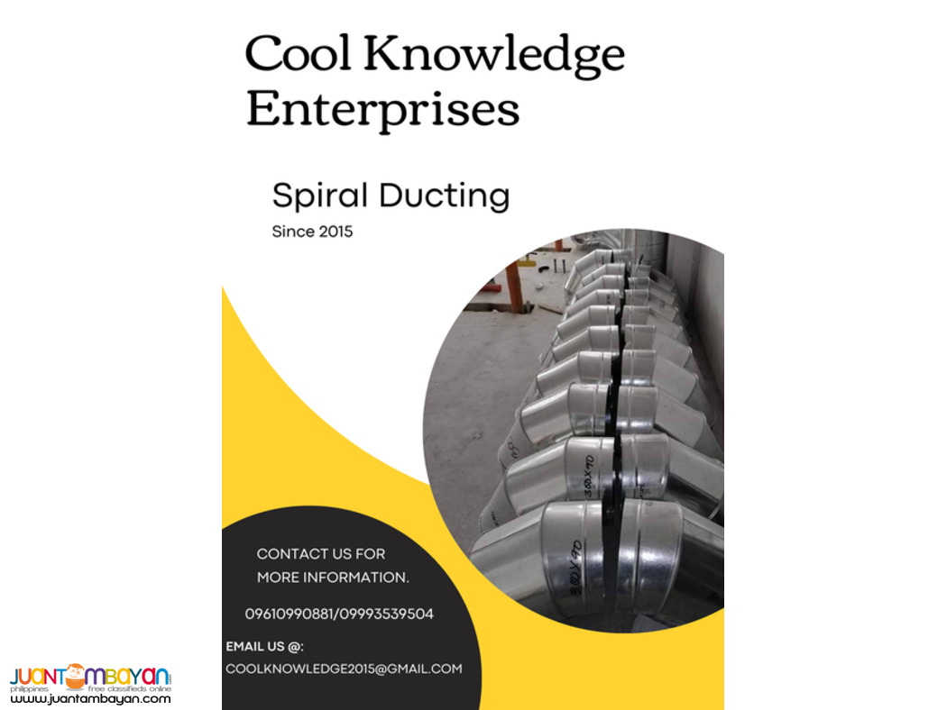 Ducting Works Aircon Exhaust Fresh Air Chilled Water - Bulacan