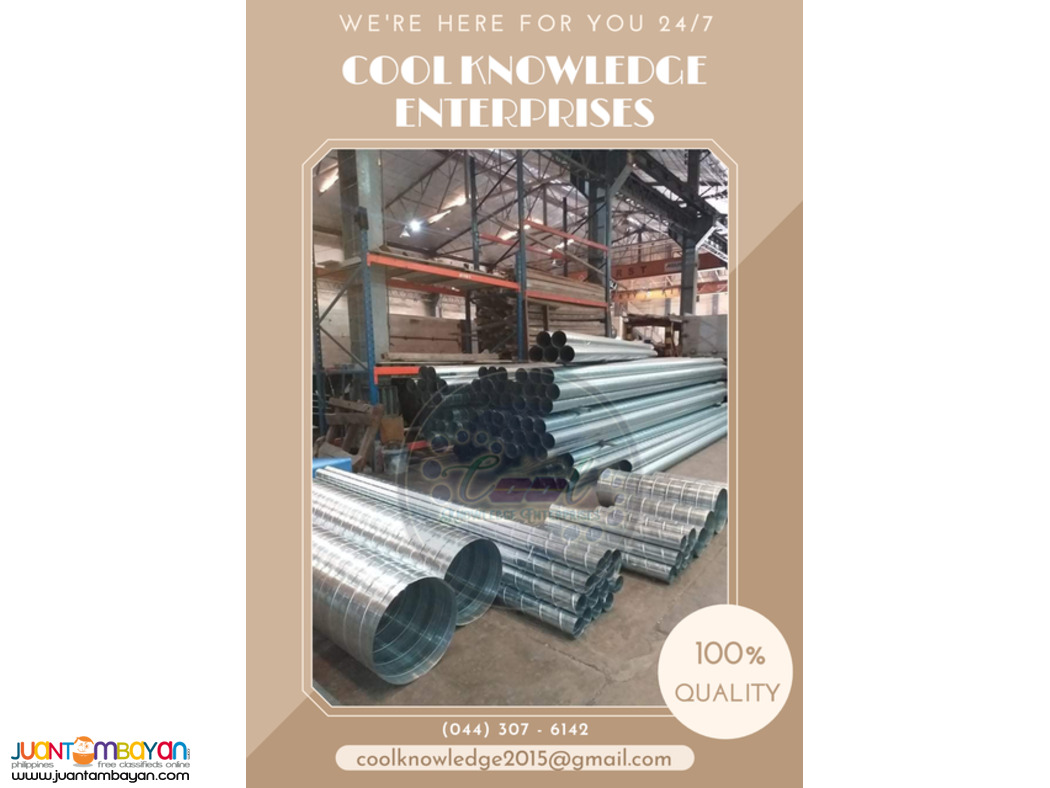 SUPPLY AND INSTALLATION OF SPIRAL DUCTING