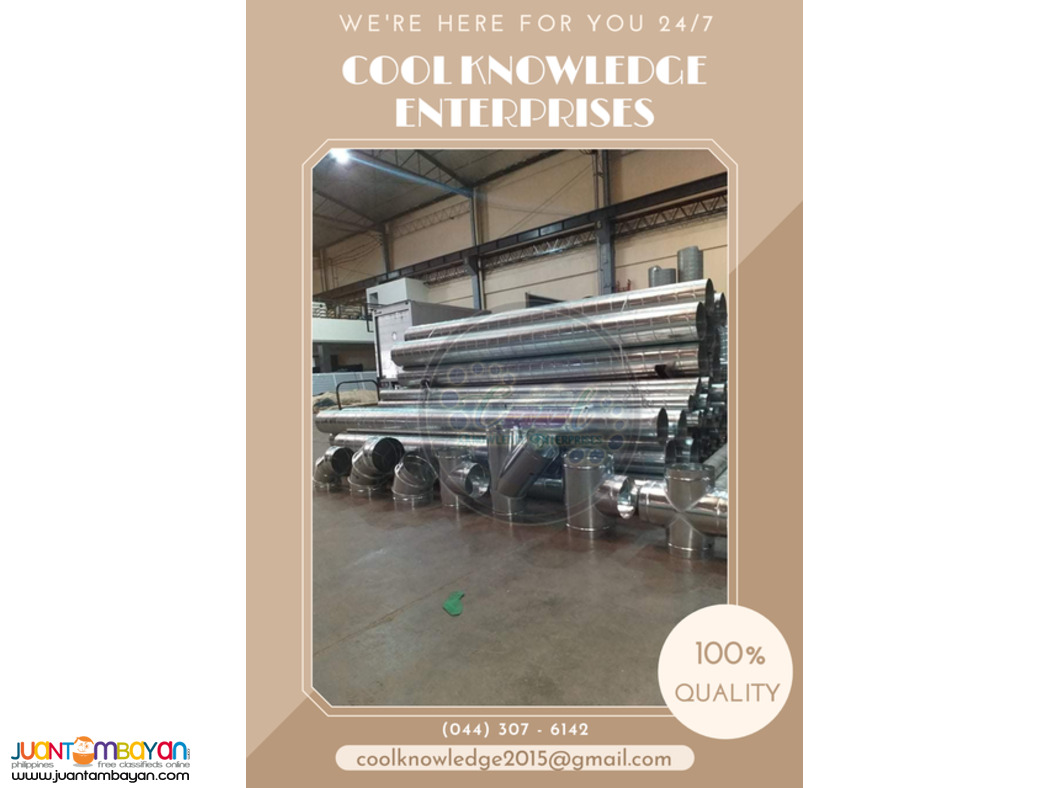 SUPPLY AND INSTALLATION OF SPIRAL DUCTING