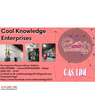 supply and installation of gas line system