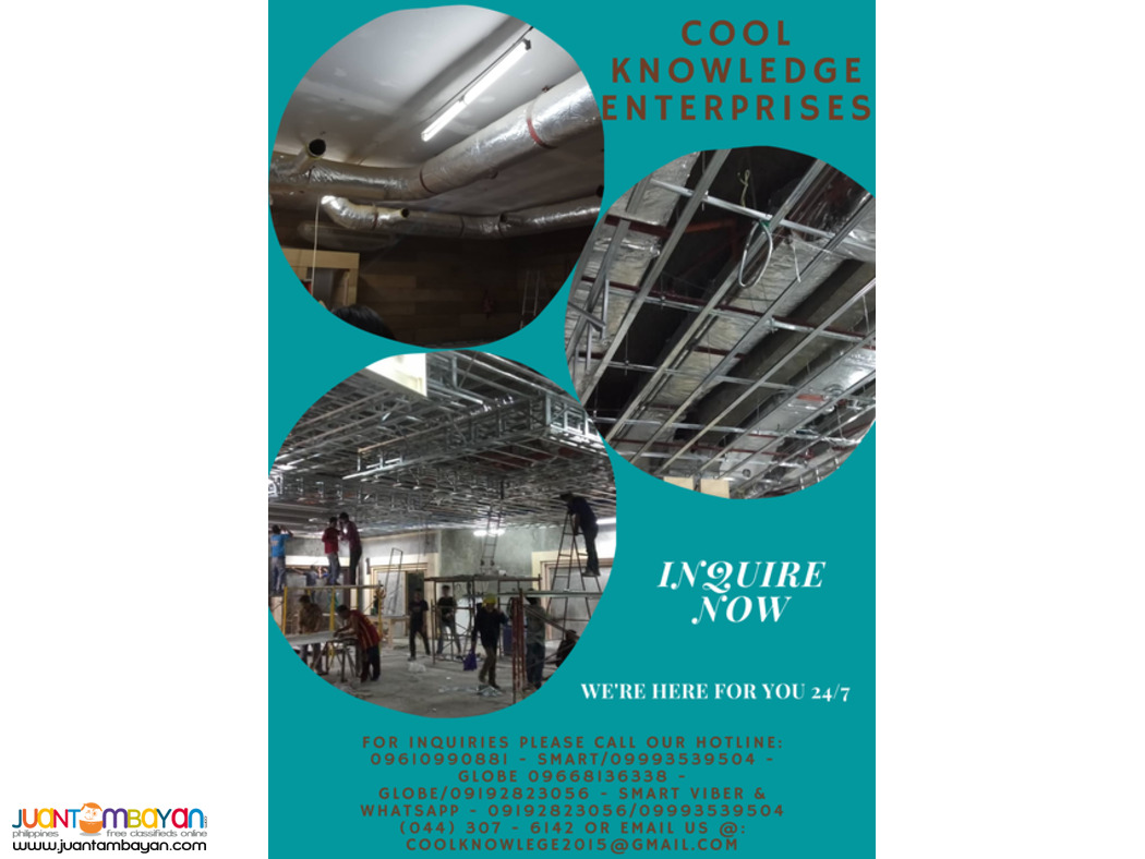 OTHER SERVICES AND INSTALLATION OF DUCTING WORKS