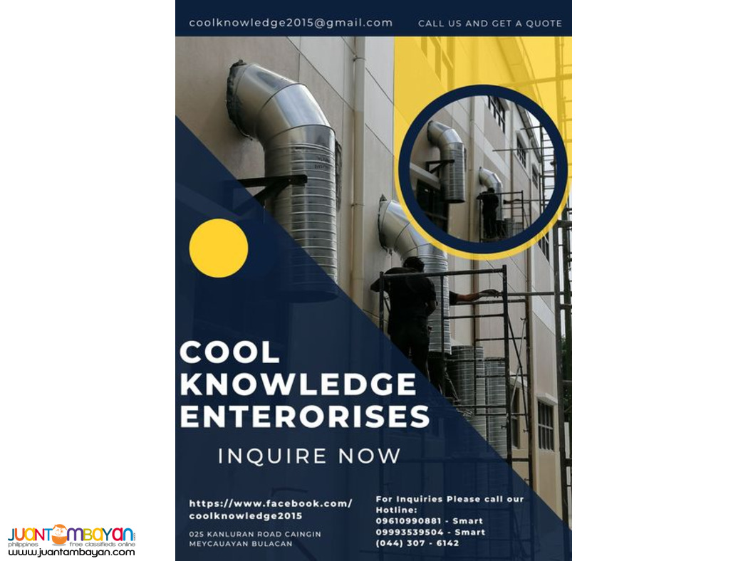 SPIRAL DUCTING INSTALLATION AND OTHER SERVICES