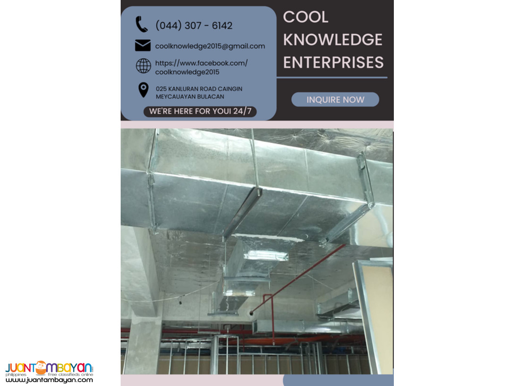 SERVICES.SUPPLY AND INSTALLATION OF DUCTING WORKS