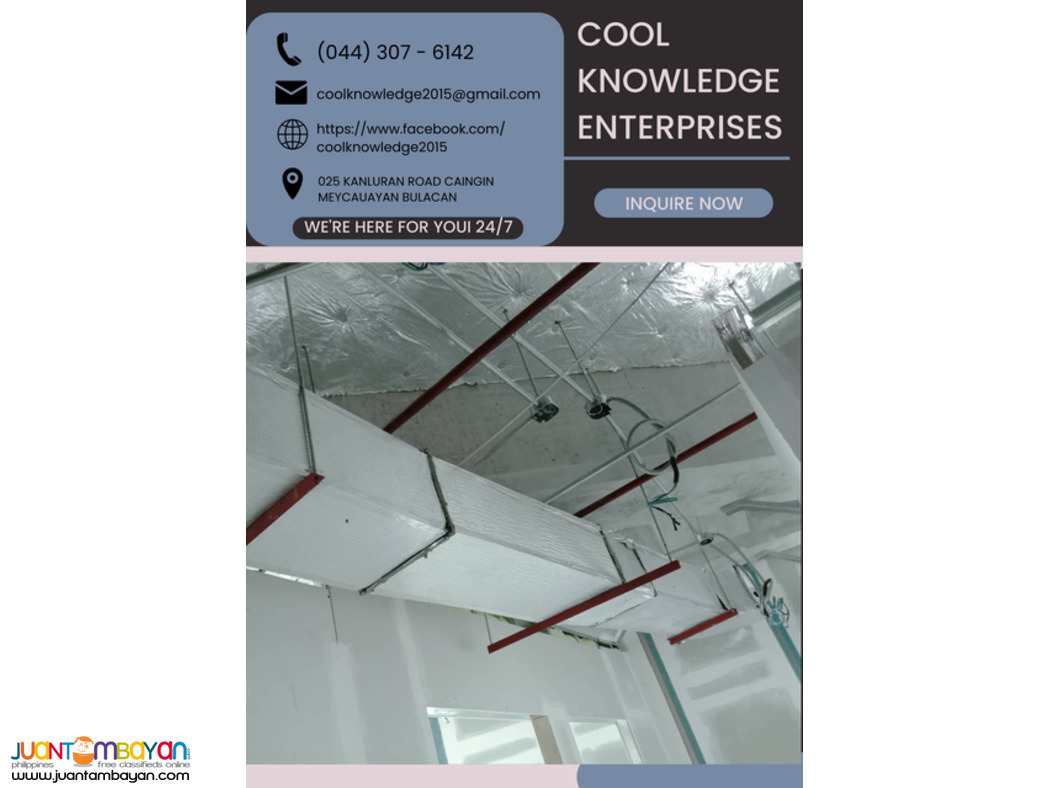 SERVICES.SUPPLY AND INSTALLATION OF DUCTING WORKS