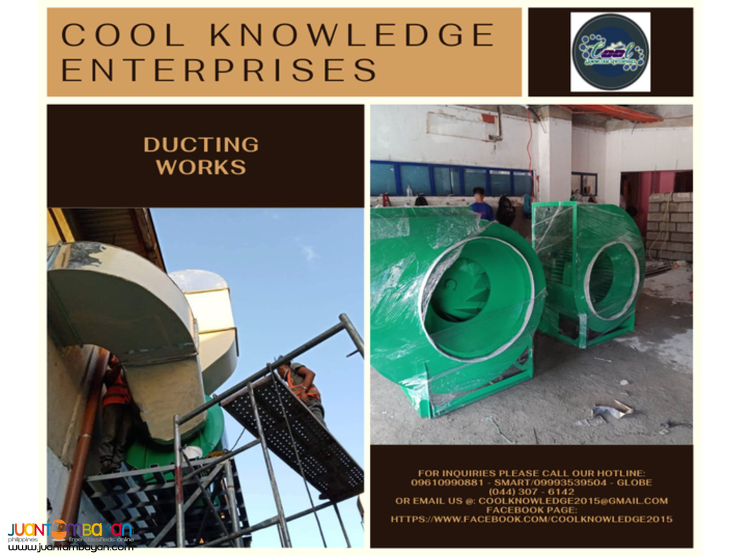 DUCTING WORKS SUPPLY AND INSTALLATION=MEYCAUAYAN