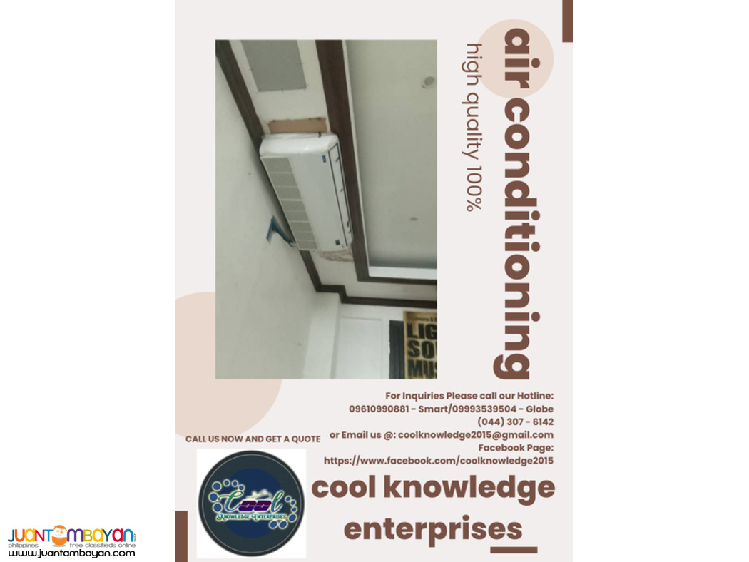 AIR CONDITIONING SYSTEM | CLEANING,SERVICES,SUPPLY AND INSTALLATION...