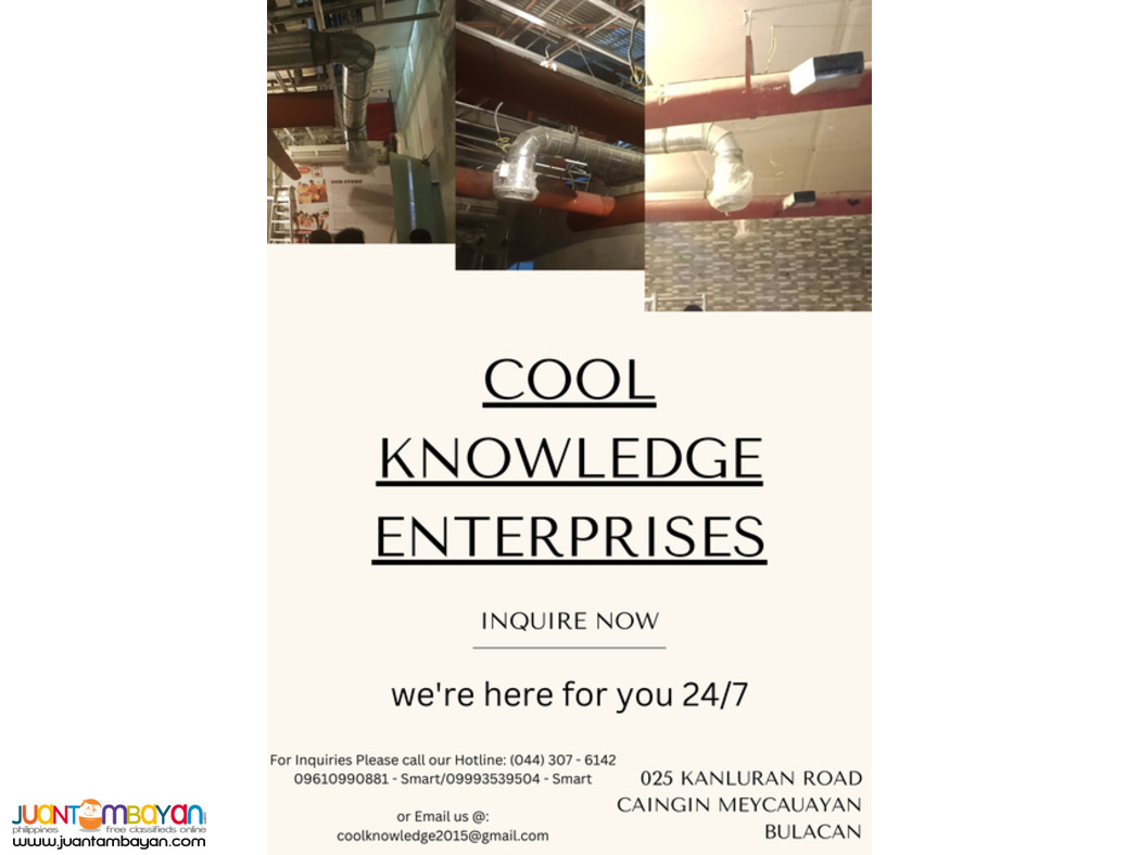[FABRICATE,SERVICES,SUPPLY & INSTALLATION] DUCTING WORKS
