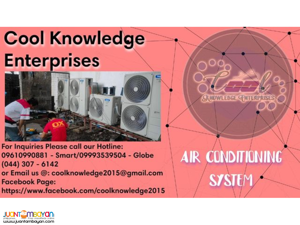 supply and installation of air conditioning system--bulacan