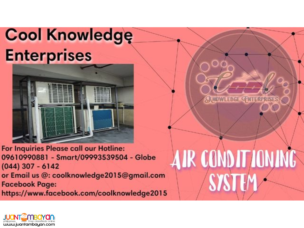 supply and installation of air conditioning system--bulacan