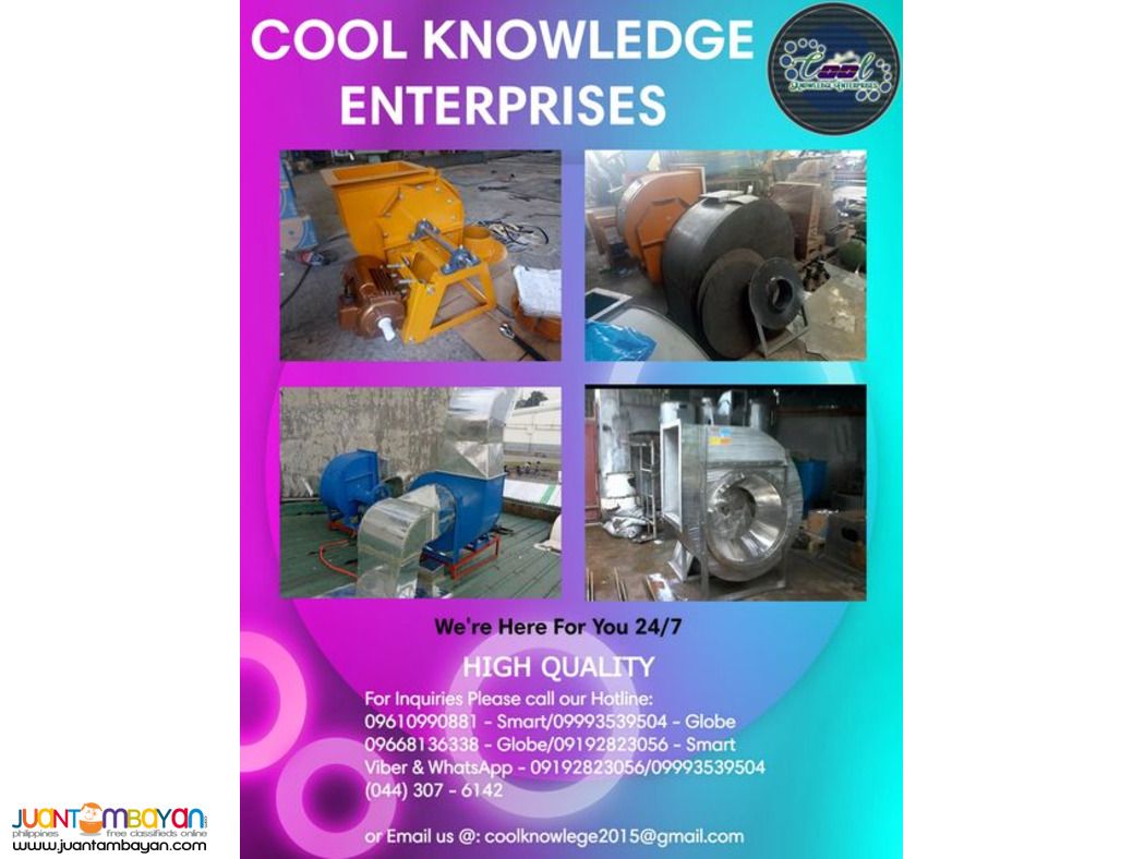 exhaust & fresh air blower system--bulacan