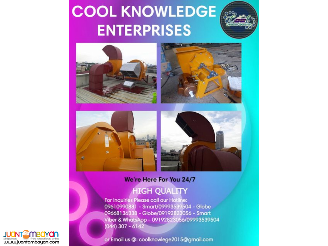 exhaust & fresh air blower system--bulacan