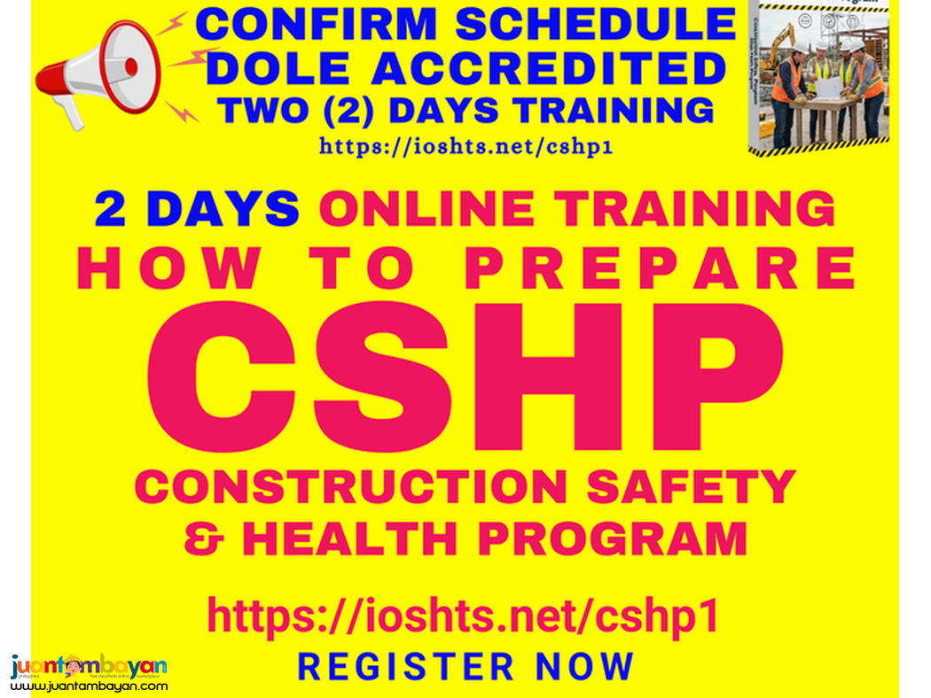 How to Prepare DOLE CSHP Construction Safety and Health Program 