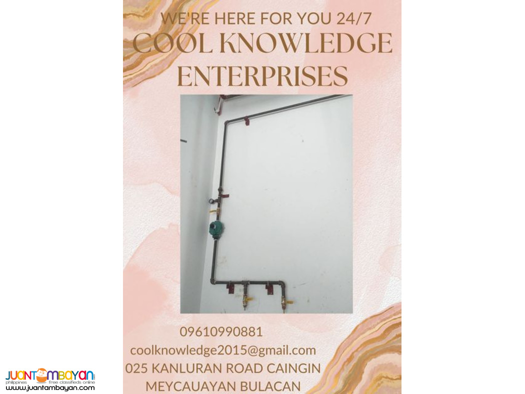 GAS LINE SYSTEM | INSTALLATION | SUPPLY