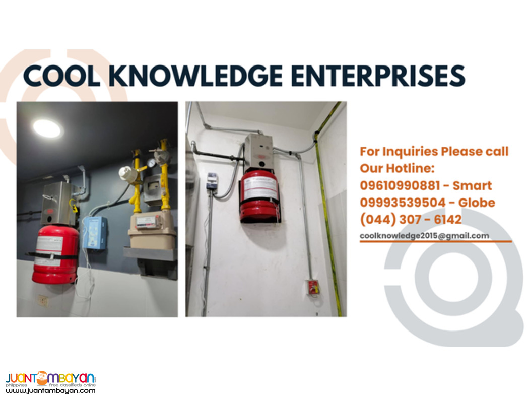 Fire Suppression System - Gas Line System 