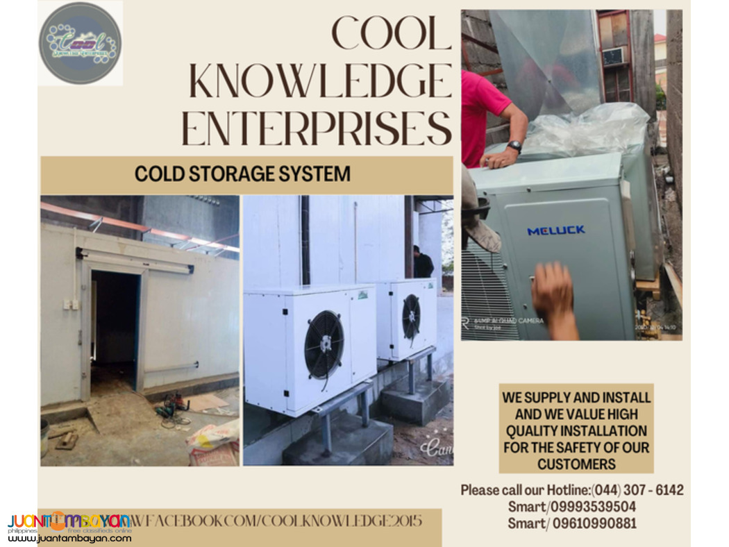 cold storage system=services,supply and installation