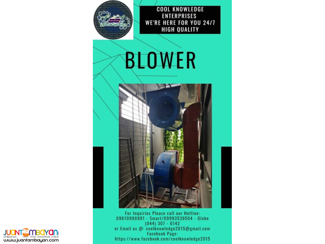 [exhaust - fresh air blower system] supply and installation