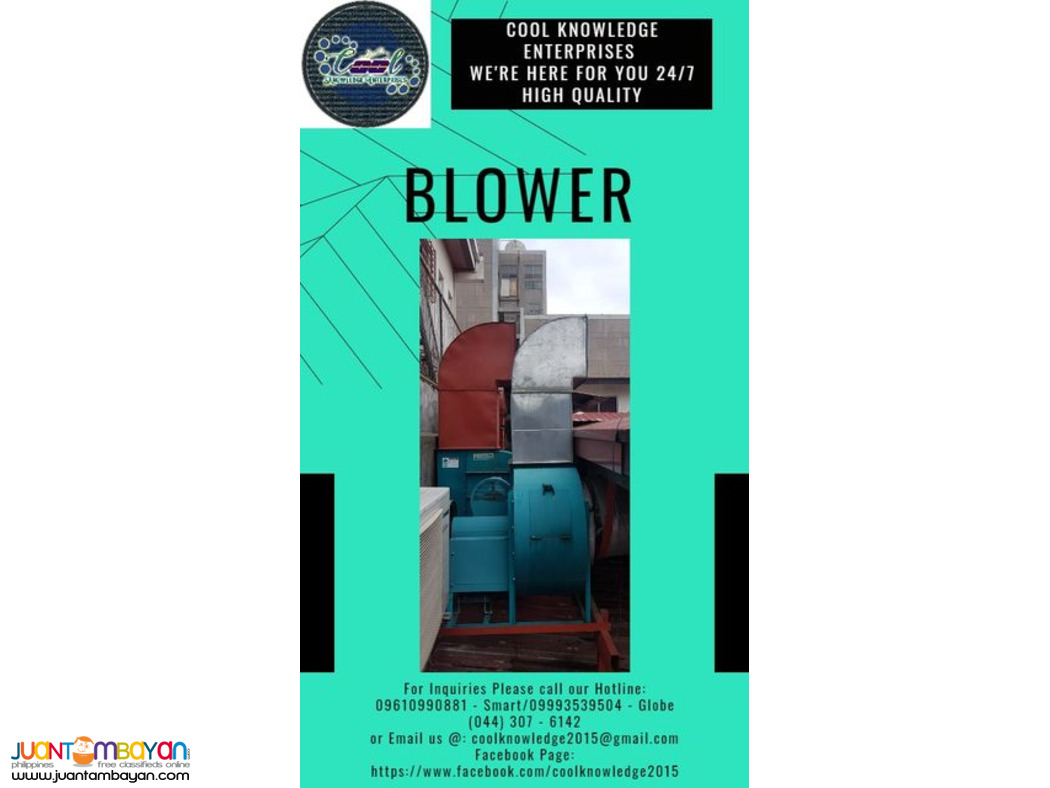 [exhaust - fresh air blower system] supply and installation