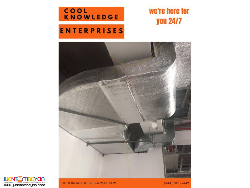 services,supply and installation,fabricate of ducting works