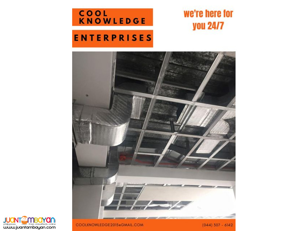 services,supply and installation,fabricate of ducting works
