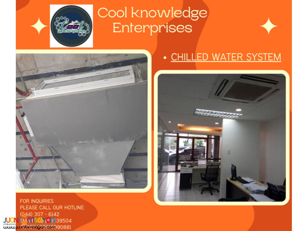 chilled water system (supply and installation)