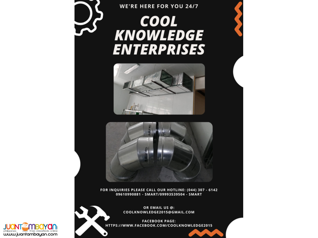 DUCTING WORKS - SERVICES - FABRICATE - SUPPLY AND INSTALLATION