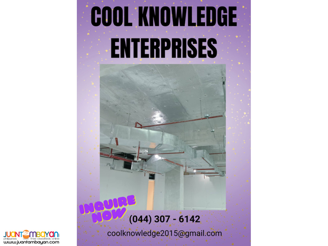ducting works -- WE SUPPLY AND INSTALL