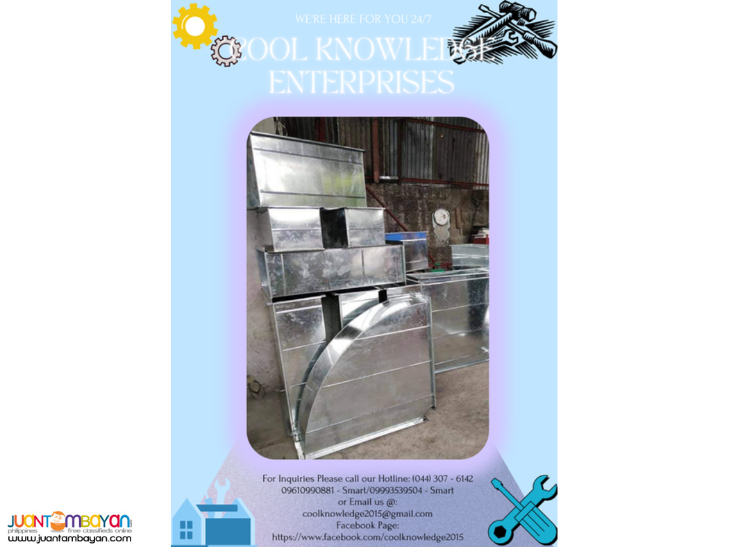 WE SUPPLY AND INSTALL OF DUCTING WORKS