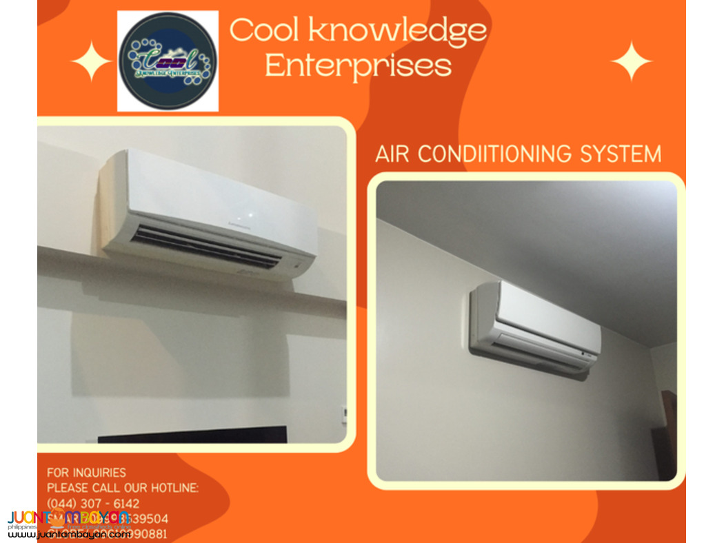WE CLEAN,SUPPLY AND INSTALLATION OF AIR CONDITIONING SYSTEM